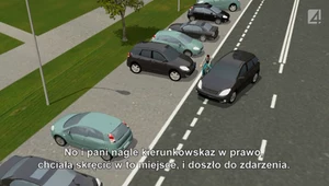 Wyprzedziła rowerzystę, po czym go potrąciła. "Nie wiem skąd się wziął"