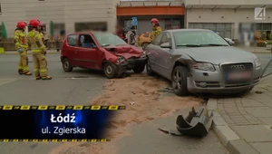 Wpuszczanie na skrzyżowaniu doprowadziło do groźnej kolizji