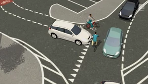 Dwaj rowerzyści jechali pod prąd. Doszło do kolizji z autem, sprawca uciekł