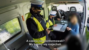 Nikt nie wzywał policji do potrącenia, ale ta i tak przyjechała