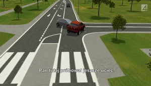 Wymusiła i spowodowała kolizję. Drugie auto pojawiło się znikąd?