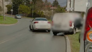 Prawie wjechał w inne auto, ale winił drugiego kierowcę