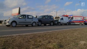 Policjanci jechali do kolizji, przypadkiem trafili na karambol