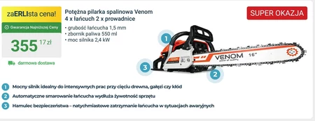 Pilarka spalinowa Super Power