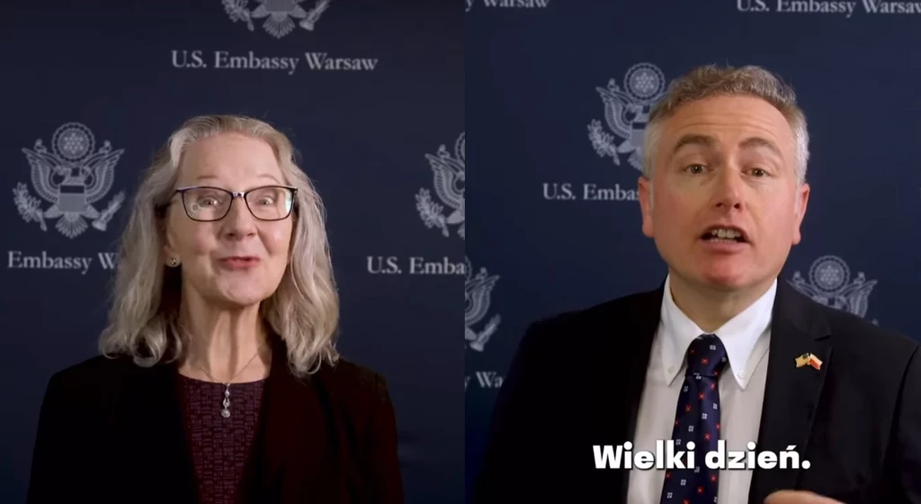 Pracownicy ambasady USA w Polsce ze specjalnym przesłaniem Pracownicy ambasady USA w Polsce ze specjalnym przesłaniem