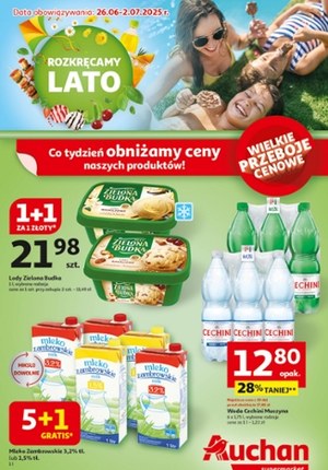 Gazetka promocyjna Auchan Supermarket, ważna od 26.06.2025 do 02.07.2025.
