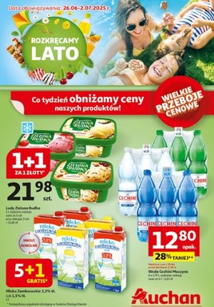 Gazetka promocyjna Auchan Hipermarket, ważna od 26.06.2025 do 02.07.2025.