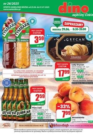 Gazetka promocyjna Dino, ważna od 25.06.2025 do 01.07.2025.