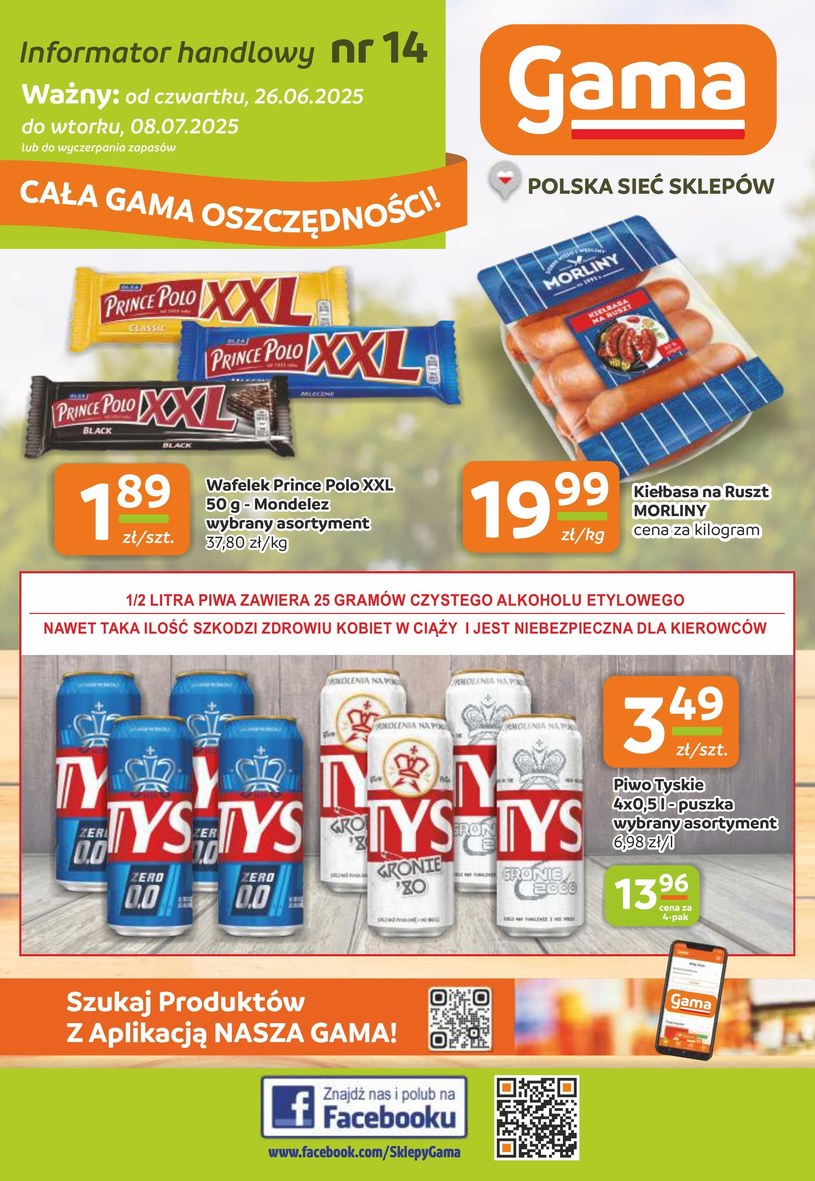 Gazetka promocyjna Gama - ważna od 26. 06. 2025 do 08. 07. 2025