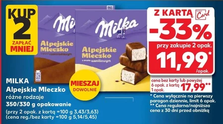 Mleczko alpejskie Milka