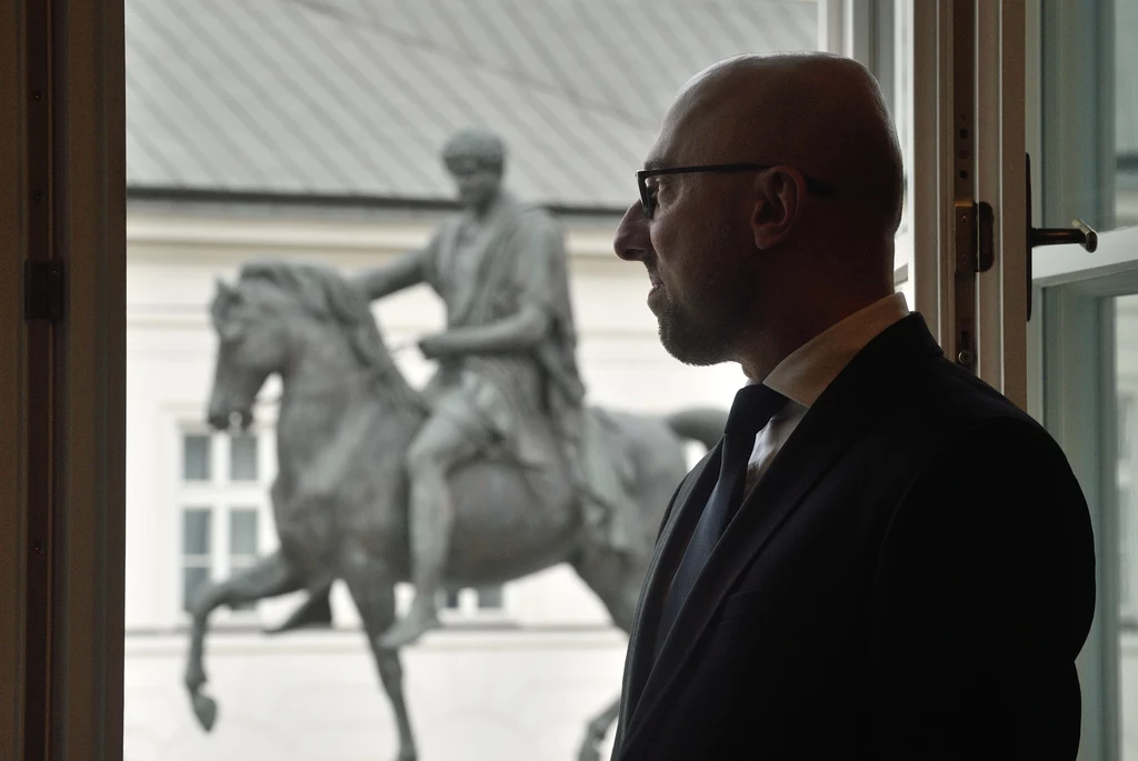 Krzysztof Łapiński w Pałacu Prezydenckim w Warszawie Krzysztof Łapiński w Pałacu Prezydenckim w Warszawie