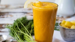 Sok z marchwi i imbiru pij codziennie rano. Zdrowe serce i wzrok