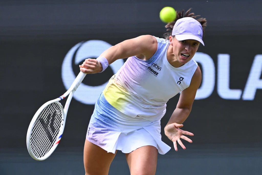 Iga Świątek podczas turnieju WTA Bad Homburg Iga Świątek podczas turnieju WTA Bad Homburg