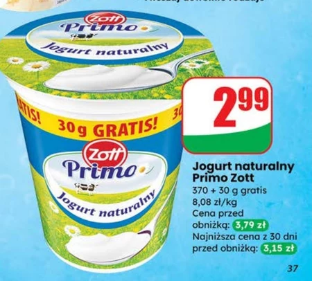 Jogurt naturalny Zott