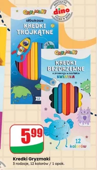 Kredki ołówkowe Dino
