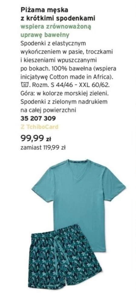 Piżama męska