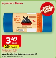 Worki na śmieci Auchan