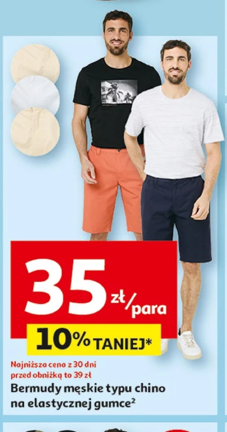 Bermudy męskie Chino