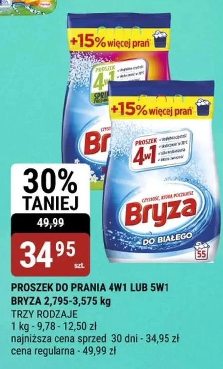 Proszek do prania Bryza