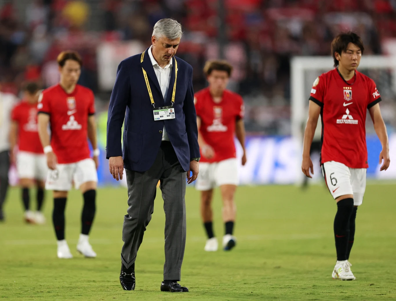 Maciej Skorża i jego Urawa Red Diamonds przegrali w swym ostatnim meczu na KMŚ z Monterrey 0:4