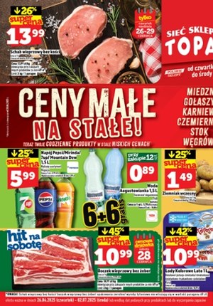 Gazetka promocyjna Topaz, ważna od 26.06.2025 do 02.07.2025.