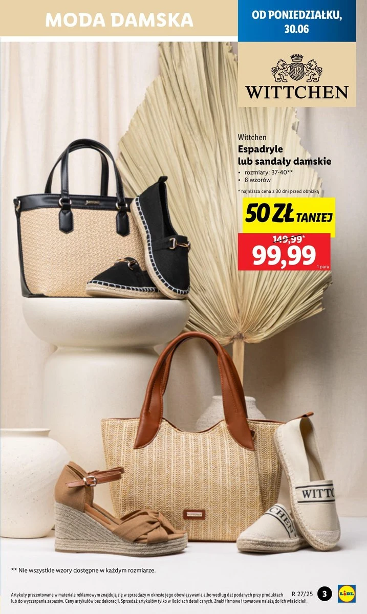 Buty od marki Wittchen, które będą pasować do każdej letniej stylizacji właśnie trafiły do Lidla!