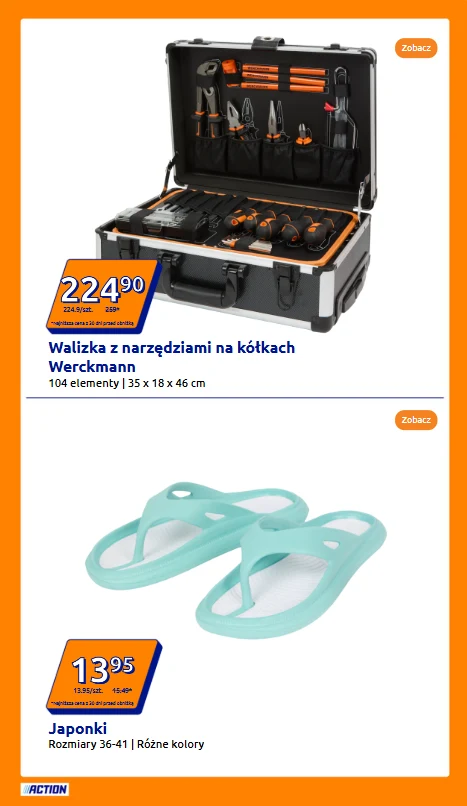 Z takim zestawem nic cię nie zaskoczy. 104 narzędzia z Action – teraz w promocji