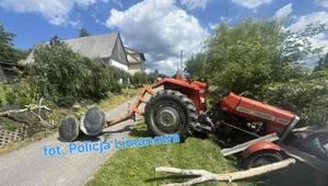 Kierował traktorem pod wpływem alkoholu. Miał osiem promili