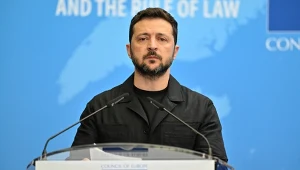 Prezydent Ukrainy cieszy się zaufaniem niemal połowy Ukraińców