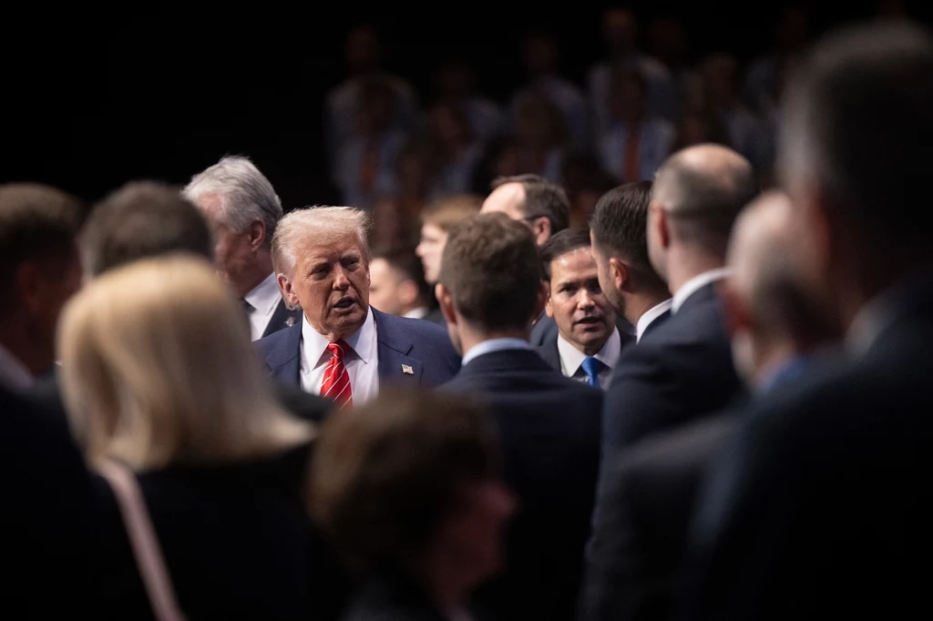 Donald Trump na szczycie NATO w Hadze Donald Trump na szczycie NATO w Hadze