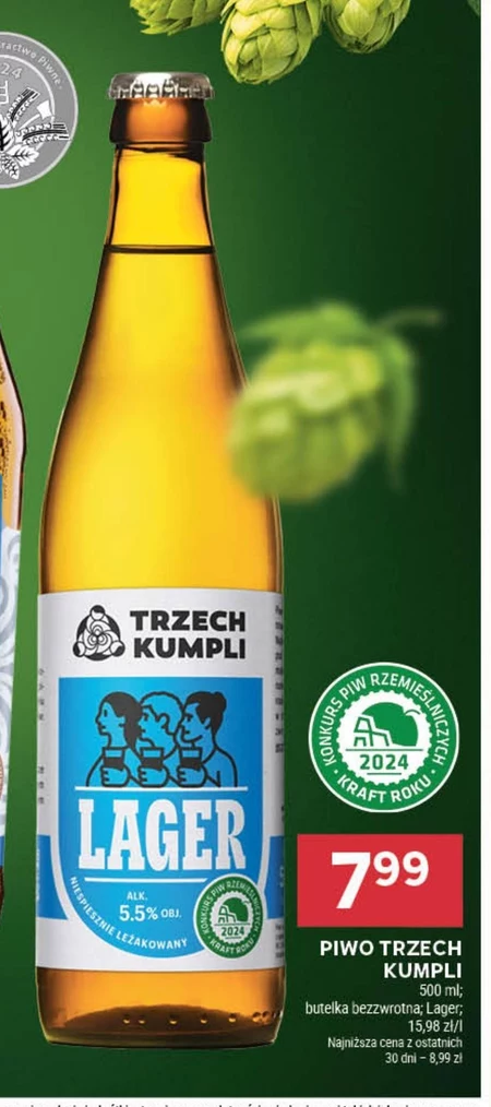 Piwo Browar Trzech Kumpli
