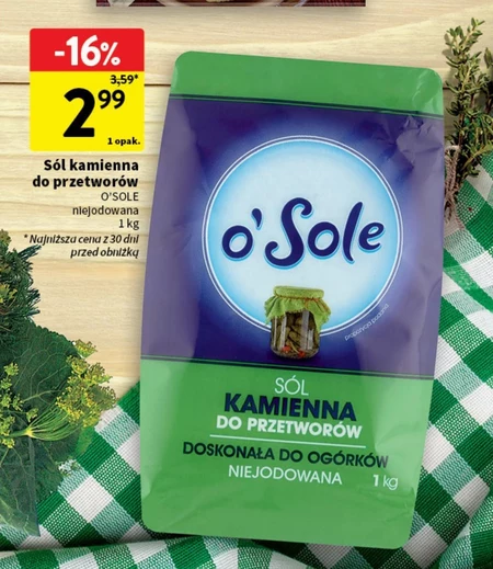 Sól kamienna O'Sole