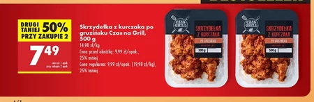 Skrzydełka z kurczaka Czas na grill