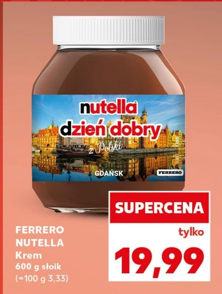 Krem orzechowy Nutella