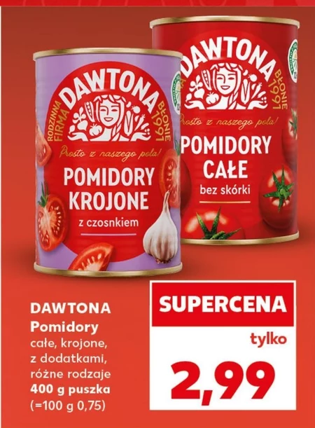 Pomidory krojone Dawtona