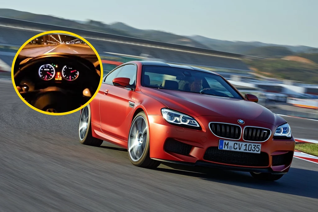 Mężczyzna kierujący BMW M6 z silnikiem V10 pędził trasą S79. Wskazówka licznika wskazywała 390 km/h. / Fot. X/Krengiel Mężczyzna kierujący BMW M6 z silnikiem V10 pędził trasą S79. Wskazówka licznika wskazywała 390 km/h. / Fot. X/Krengiel