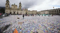 W Bogocie zbieracze odpadów protestowali przeciwko niskim cenom skupu surowców