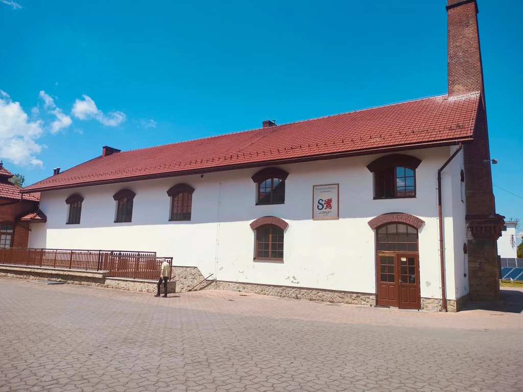 Browar w Szczyrzcu, obok którego byłą meta jazdy indywidualnej na czas Browar w Szczyrzcu, obok którego byłą meta jazdy indywidualnej na czas