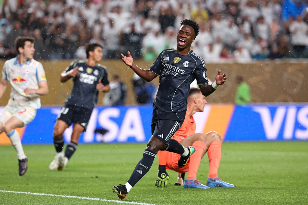 Vinicius Junior w meczu z RB Salzburg Vinicius Junior w meczu z RB Salzburg