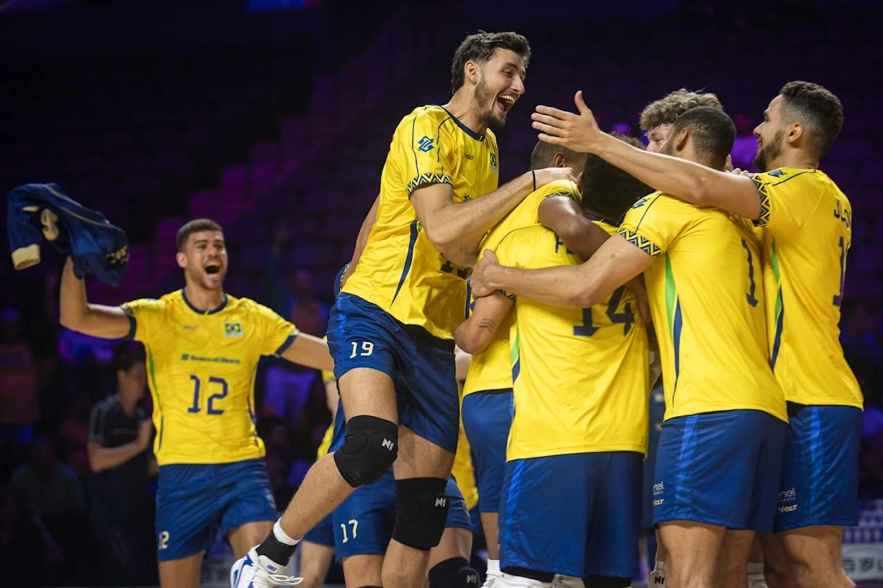 Siatkarze reprezentacji Brazylii