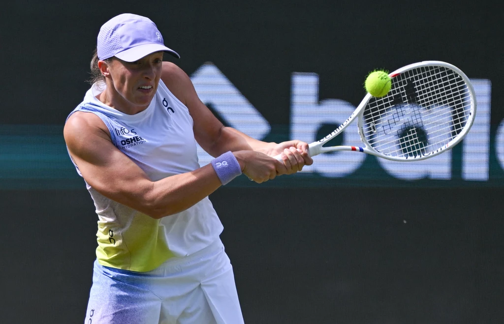 Iga Świątek podczas turnieju WTA w Bad Homburg