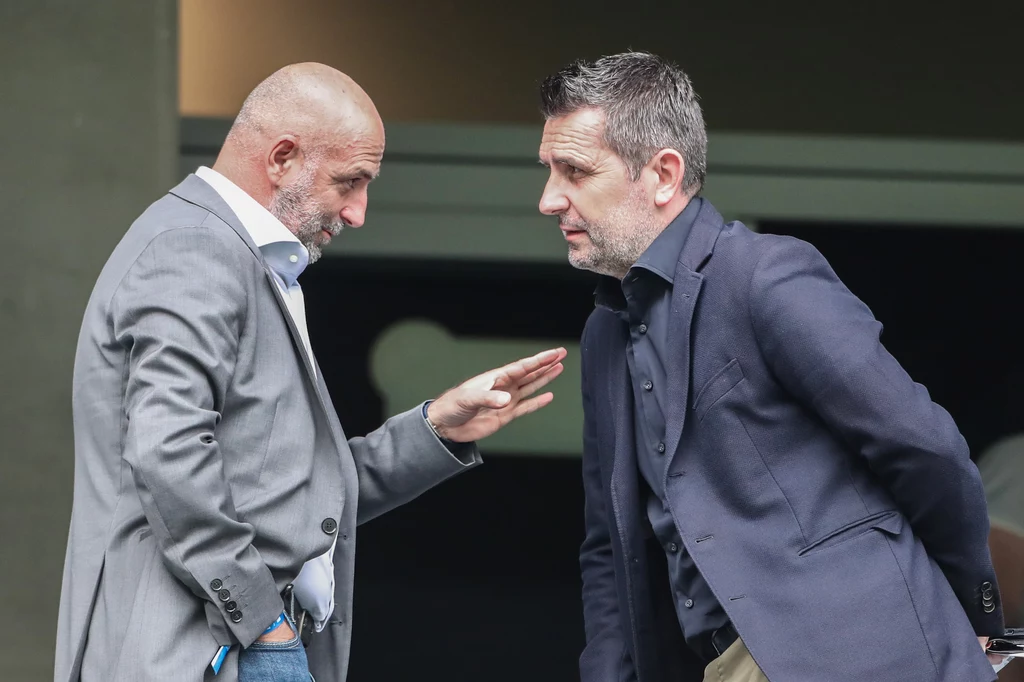 Wiosna ubiegłego roku. Nenad Bjelica w towarzyskiej rozmowie z ówczesnym selekcjonerem Michałem Probierzem Wiosna ubiegłego roku. Nenad Bjelica w towarzyskiej rozmowie z ówczesnym selekcjonerem Michałem Probierzem
