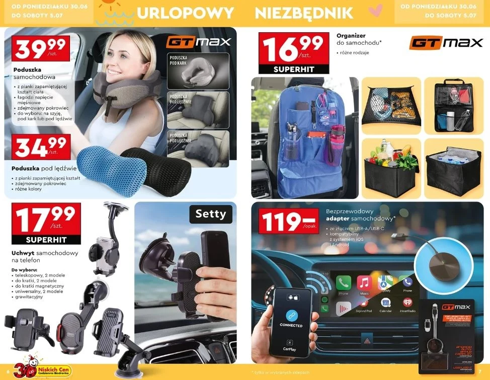 Urlopowy niezbędnik do samochodu w Biedronce! Urlopowy niezbędnik do samochodu w Biedronce!