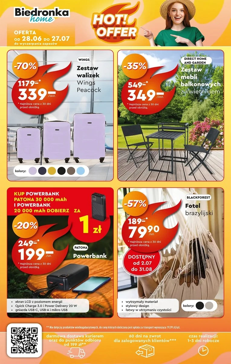 Rekordowa zniżka w Biedronka Home! Zestaw walizek tańszy o 840 zł!