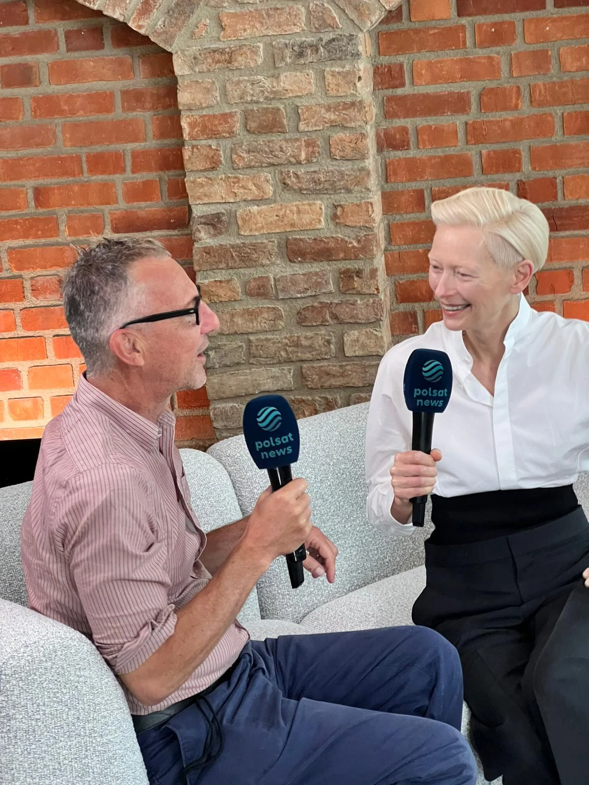 Tilda Swinton i Olivier Saillard Tilda Swinton i Olivier Saillard