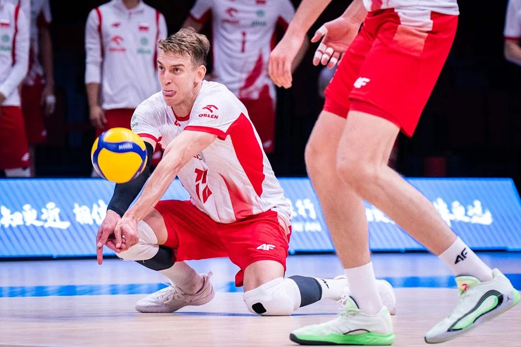 Artur Szapluk w barwach reprezentacji Polski w siatkówca Artur Szapluk w barwach reprezentacji Polski w siatkówca
