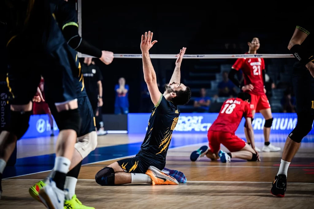 Liga Narodów siatkarzy. Ukraina sprawiła kolejną sensację, Jurij Semeniuk miał co świętować Liga Narodów siatkarzy. Ukraina sprawiła kolejną sensację, Jurij Semeniuk miał co świętować
