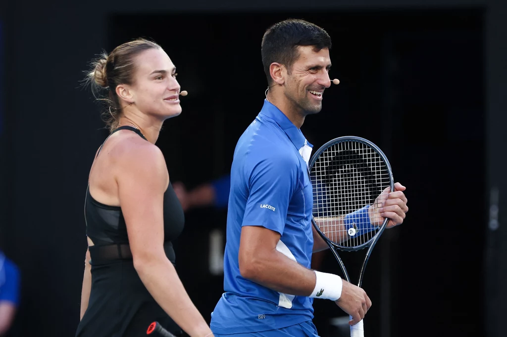 Aryna Sabalenka i Novak Djoković Aryna Sabalenka i Novak Djoković