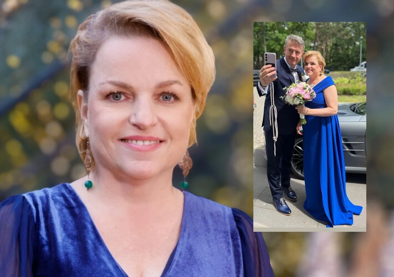 Katarzyna Bosacka w sukni ślubnej