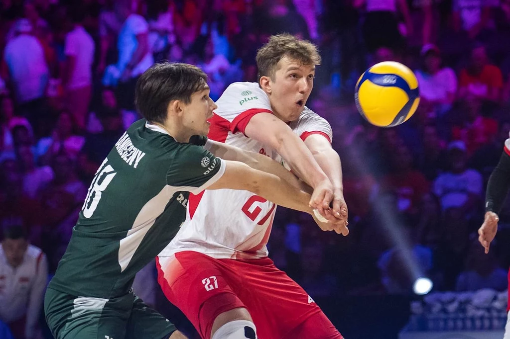 Liga Narodów siatkarzy. Maksymilian Granieczny i Michał Gierżot Liga Narodów siatkarzy. Maksymilian Granieczny i Michał Gierżot